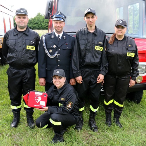 Przekazanie sprzętu dla Ochotniczych Straży Pożarnych